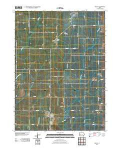 Shelby Iowa Historical topographic map, 1:24000 scale, 7.5 X 7.5 Minute, Year 2010