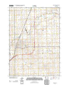 Sheldon Iowa Historical topographic map, 1:24000 scale, 7.5 X 7.5 Minute, Year 2013