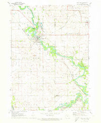 Shell Rock Iowa Historical topographic map, 1:24000 scale, 7.5 X 7.5 Minute, Year 1971