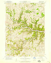 Sherrill Iowa Historical topographic map, 1:24000 scale, 7.5 X 7.5 Minute, Year 1956