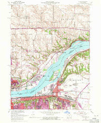 Silvis Illinois Historical topographic map, 1:24000 scale, 7.5 X 7.5 Minute, Year 1953