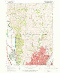 Sioux City North Iowa Historical topographic map, 1:24000 scale, 7.5 X 7.5 Minute, Year 1963