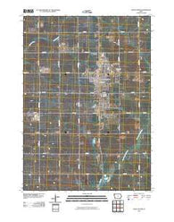 Sioux Center Iowa Historical topographic map, 1:24000 scale, 7.5 X 7.5 Minute, Year 2010