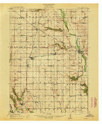 Slater Iowa Historical topographic map, 1:62500 scale, 15 X 15 Minute, Year 1913