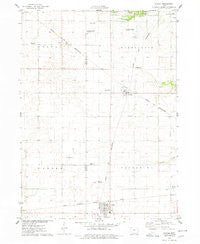 Slater Iowa Historical topographic map, 1:24000 scale, 7.5 X 7.5 Minute, Year 1975