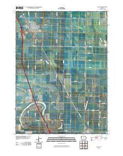 Sloan Iowa Historical topographic map, 1:24000 scale, 7.5 X 7.5 Minute, Year 2010