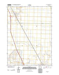Sloan Iowa Historical topographic map, 1:24000 scale, 7.5 X 7.5 Minute, Year 2013