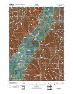 Smithland Iowa Historical topographic map, 1:24000 scale, 7.5 X 7.5 Minute, Year 2010