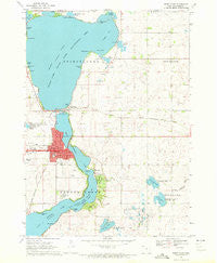 Spirit Lake Iowa Historical topographic map, 1:24000 scale, 7.5 X 7.5 Minute, Year 1970