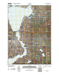 Spirit Lake Iowa Historical topographic map, 1:24000 scale, 7.5 X 7.5 Minute, Year 2010