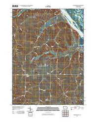 Springbrook Iowa Historical topographic map, 1:24000 scale, 7.5 X 7.5 Minute, Year 2010