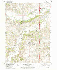 St. Charles Iowa Historical topographic map, 1:24000 scale, 7.5 X 7.5 Minute, Year 1983