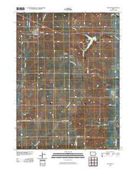 Stanton Iowa Historical topographic map, 1:24000 scale, 7.5 X 7.5 Minute, Year 2010