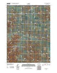 Stockport Iowa Historical topographic map, 1:24000 scale, 7.5 X 7.5 Minute, Year 2010