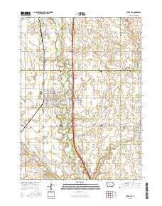 Story City Iowa Current topographic map, 1:24000 scale, 7.5 X 7.5 Minute, Year 2015