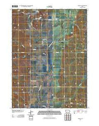 Tabor NE Iowa Historical topographic map, 1:24000 scale, 7.5 X 7.5 Minute, Year 2010