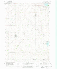 Terril Iowa Historical topographic map, 1:24000 scale, 7.5 X 7.5 Minute, Year 1972