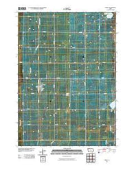 Terril Iowa Historical topographic map, 1:24000 scale, 7.5 X 7.5 Minute, Year 2010