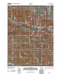 Tiffin Iowa Historical topographic map, 1:24000 scale, 7.5 X 7.5 Minute, Year 2010