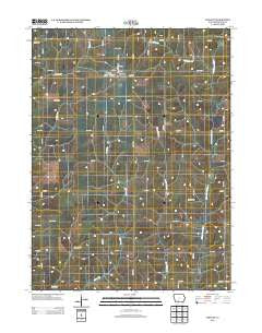Tingley Iowa Historical topographic map, 1:24000 scale, 7.5 X 7.5 Minute, Year 2013