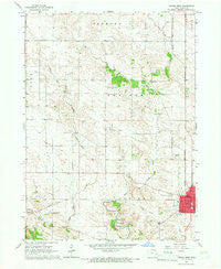 Tipton West Iowa Historical topographic map, 1:24000 scale, 7.5 X 7.5 Minute, Year 1965