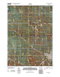 Tipton West Iowa Historical topographic map, 1:24000 scale, 7.5 X 7.5 Minute, Year 2010