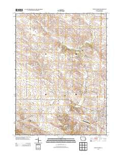 Tipton West Iowa Historical topographic map, 1:24000 scale, 7.5 X 7.5 Minute, Year 2013