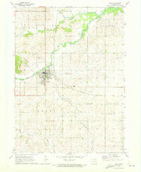Traer Iowa Historical topographic map, 1:24000 scale, 7.5 X 7.5 Minute, Year 1971