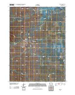 Traer Iowa Historical topographic map, 1:24000 scale, 7.5 X 7.5 Minute, Year 2010