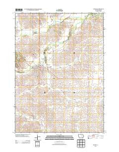 Traer Iowa Historical topographic map, 1:24000 scale, 7.5 X 7.5 Minute, Year 2013