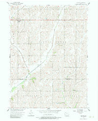 Treynor Iowa Historical topographic map, 1:24000 scale, 7.5 X 7.5 Minute, Year 1956