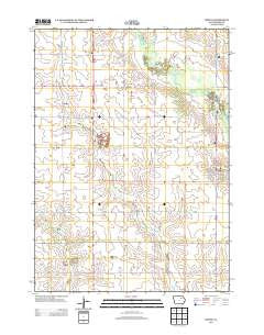 Tripoli Iowa Historical topographic map, 1:24000 scale, 7.5 X 7.5 Minute, Year 2013