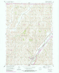 Underwood Iowa Historical topographic map, 1:24000 scale, 7.5 X 7.5 Minute, Year 1956
