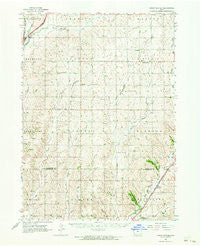 Union Center Iowa Historical topographic map, 1:62500 scale, 15 X 15 Minute, Year 1962