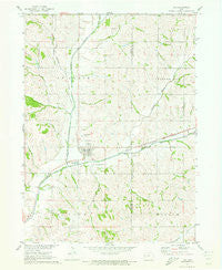 Ute Iowa Historical topographic map, 1:24000 scale, 7.5 X 7.5 Minute, Year 1971