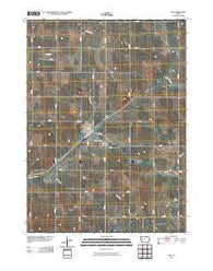 Vail Iowa Historical topographic map, 1:24000 scale, 7.5 X 7.5 Minute, Year 2010