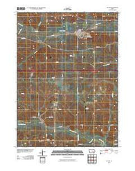 Victor Iowa Historical topographic map, 1:24000 scale, 7.5 X 7.5 Minute, Year 2010