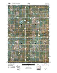 Vinje Iowa Historical topographic map, 1:24000 scale, 7.5 X 7.5 Minute, Year 2010