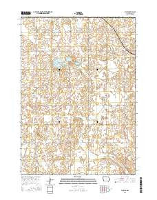 Vinje Iowa Current topographic map, 1:24000 scale, 7.5 X 7.5 Minute, Year 2015