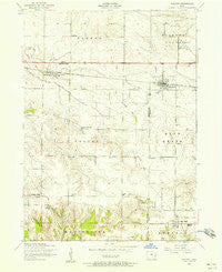 Walcott Iowa Historical topographic map, 1:24000 scale, 7.5 X 7.5 Minute, Year 1953