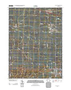 Walcott Iowa Historical topographic map, 1:24000 scale, 7.5 X 7.5 Minute, Year 2013