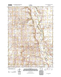 Wallingford Iowa Historical topographic map, 1:24000 scale, 7.5 X 7.5 Minute, Year 2013