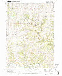 Waterville Iowa Historical topographic map, 1:24000 scale, 7.5 X 7.5 Minute, Year 1971