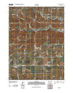Weldon Iowa Historical topographic map, 1:24000 scale, 7.5 X 7.5 Minute, Year 2010