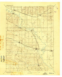 Wheatland Iowa Historical topographic map, 1:62500 scale, 15 X 15 Minute, Year 1894