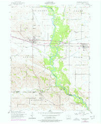 Wheatland Iowa Historical topographic map, 1:24000 scale, 7.5 X 7.5 Minute, Year 1953