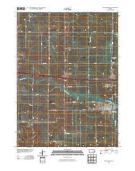 Williamsburg Iowa Historical topographic map, 1:24000 scale, 7.5 X 7.5 Minute, Year 2010