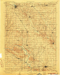 Winthrop Iowa Historical topographic map, 1:125000 scale, 30 X 30 Minute, Year 1903