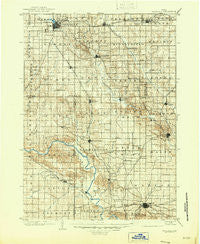 Winthrop Iowa Historical topographic map, 1:125000 scale, 30 X 30 Minute, Year 1903