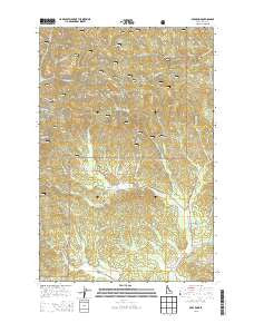 Abes Knob Idaho Current topographic map, 1:24000 scale, 7.5 X 7.5 Minute, Year 2013